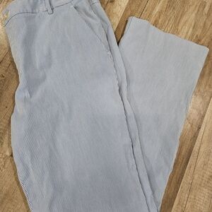 Ralph Lauren Womens Pinstripe Officewear Pants Size 14